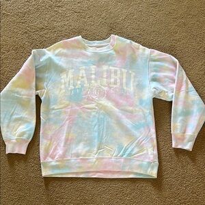 Hollister Pastel Tie-Dye Sweater